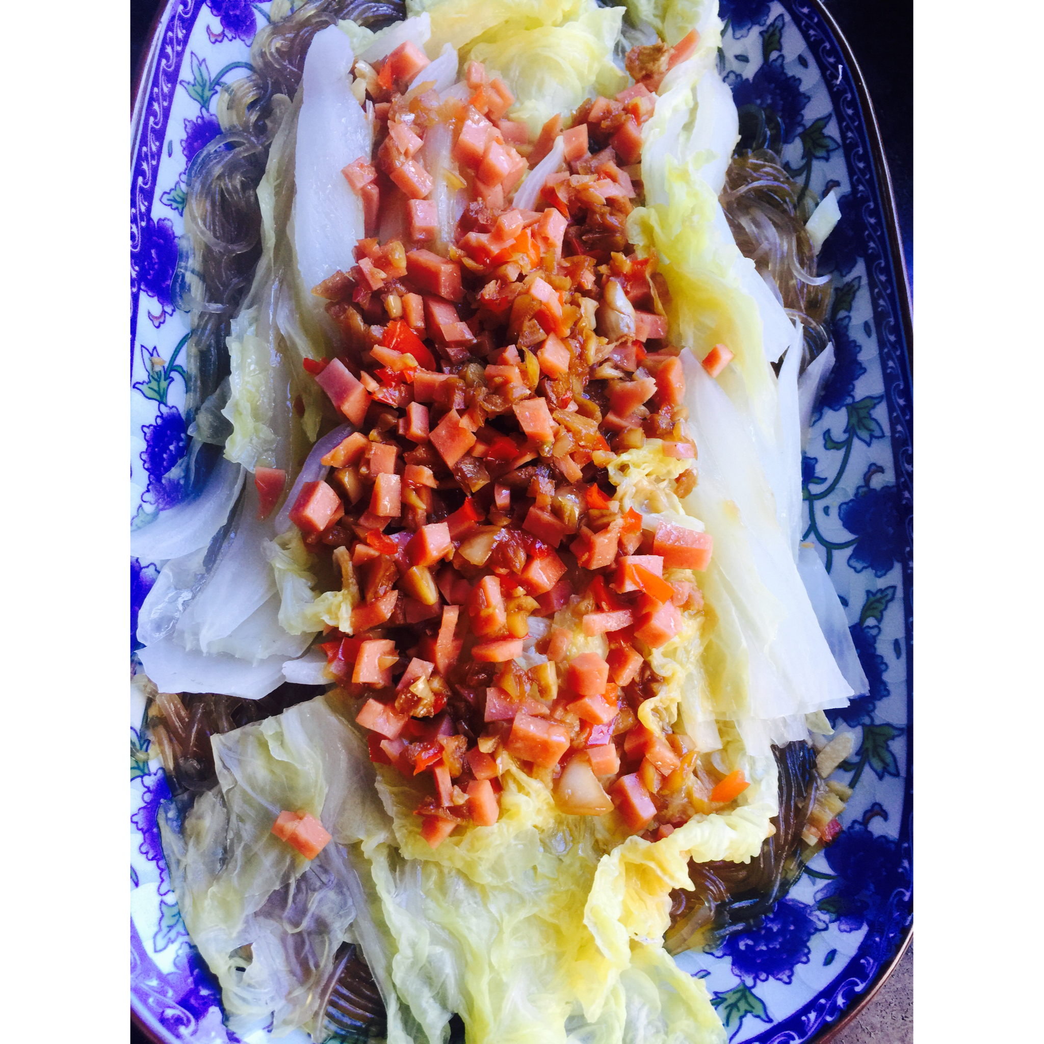 蒜蓉粉丝蒸娃娃菜