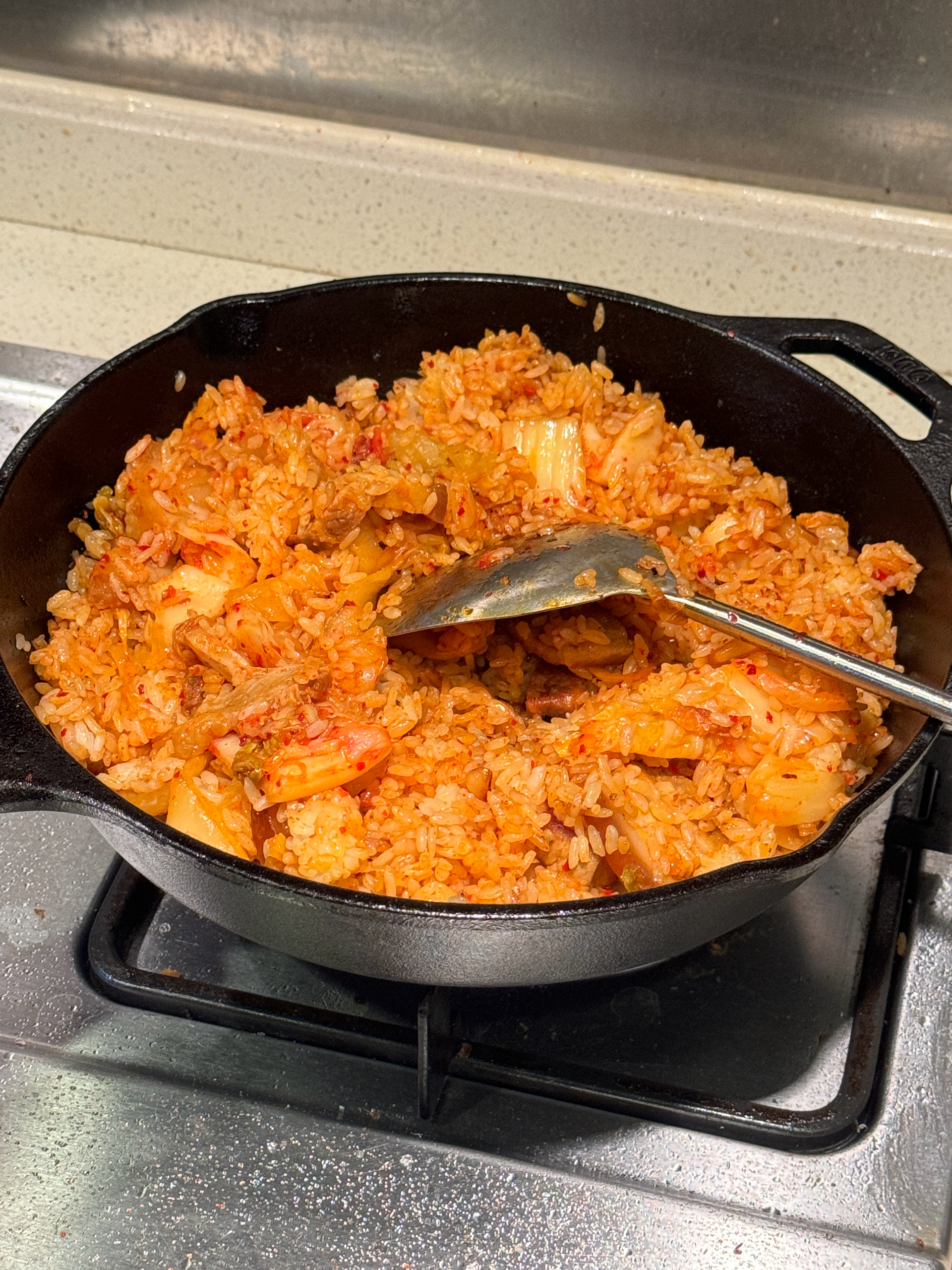 五花肉泡菜炒饭