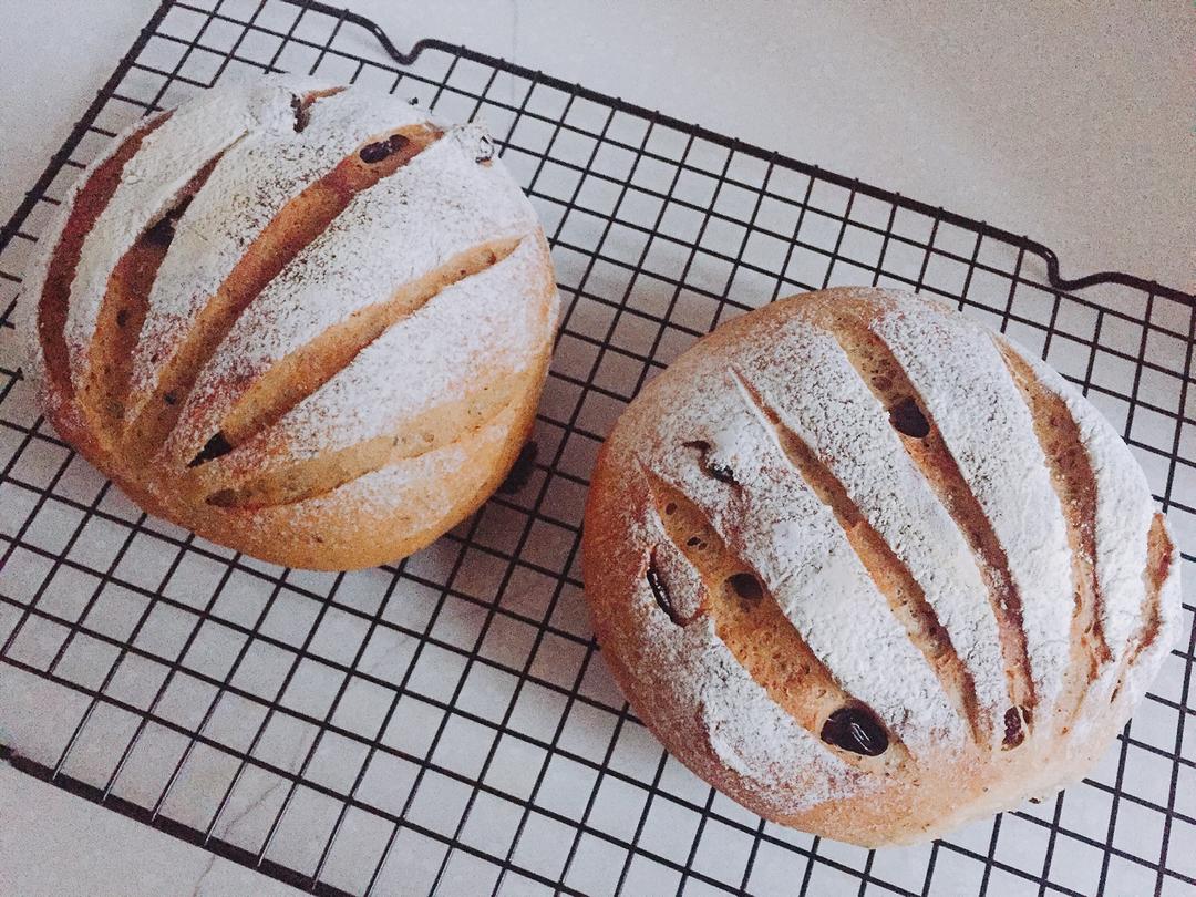 红茶葡萄干（仿原麦山丘/汤种）Earl Grey flavored bread filled with raisins