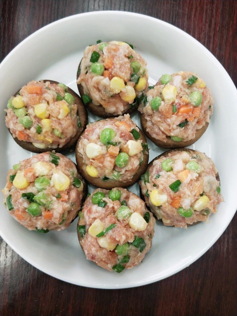 豆腐肉末酿香菇