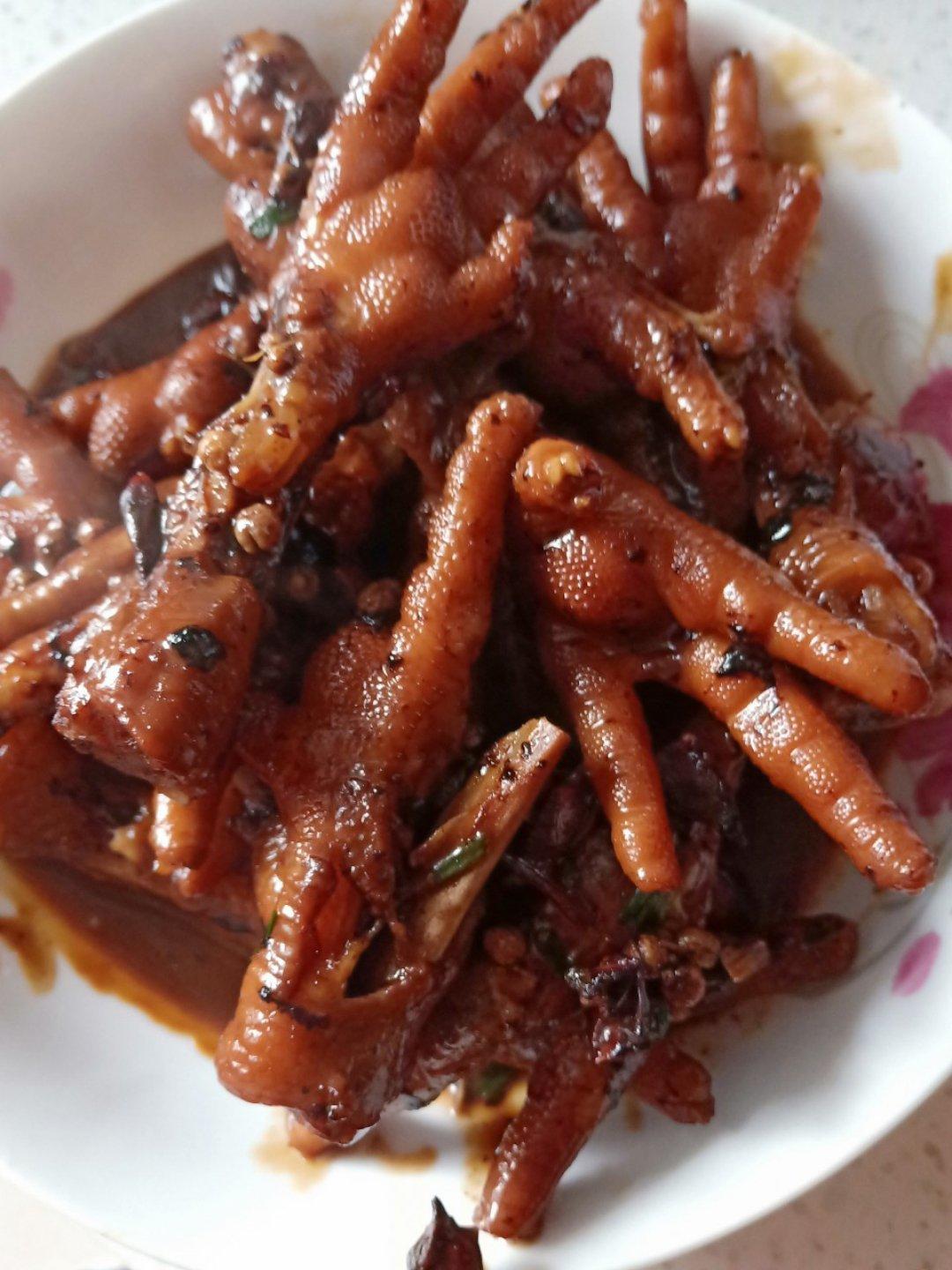 秘制红烧鸡爪
