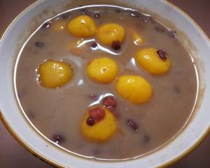 红豆薏米南瓜芋头丸子糖水（附丸子做法）(甜品)的做法 步骤4