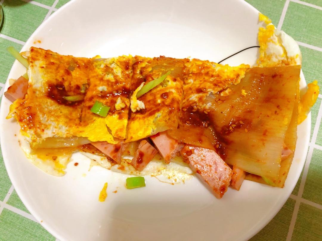 超级美味的东北烤冷面➕自制万能酱料【酱料是关键】