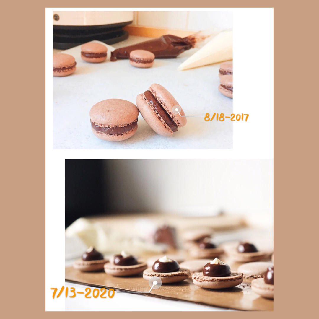 马卡龙夹馅 巧克力乳酪 皮师傅店售同款 | 小马课堂 1