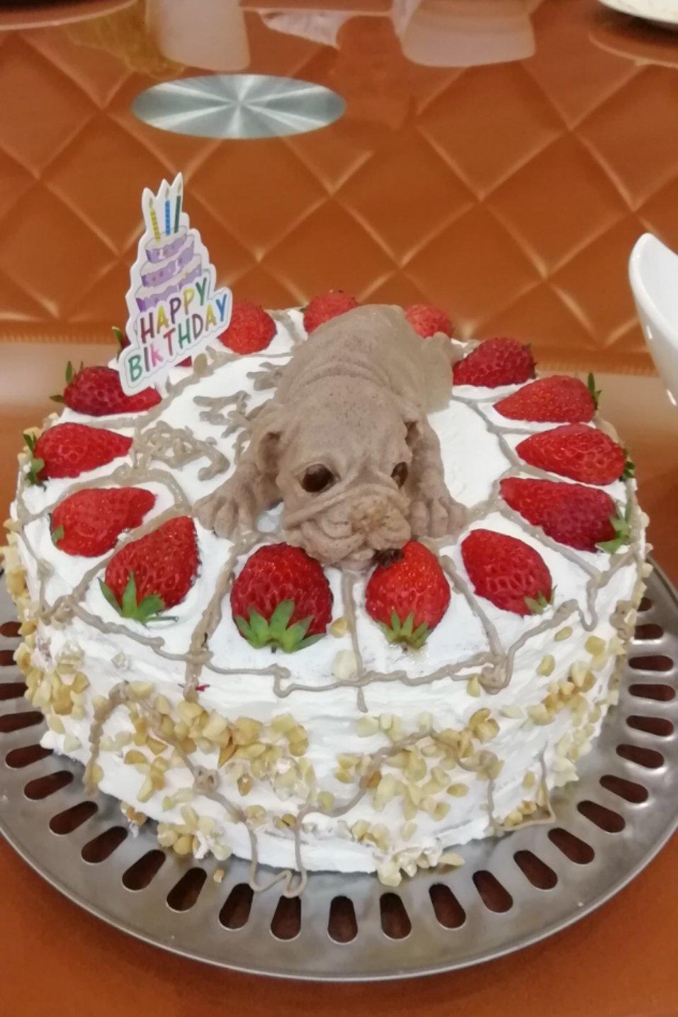 8寸水果生日蛋糕