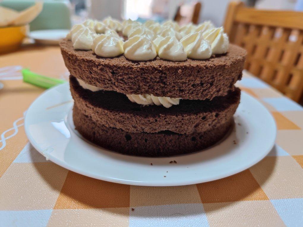 不消泡的巧克力戚风