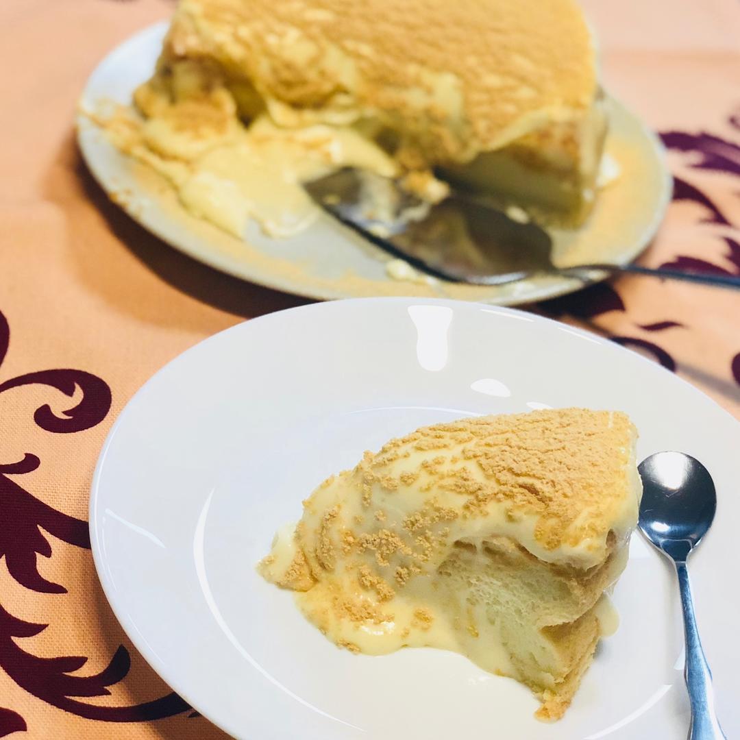 超好吃的豆乳爆浆蛋糕