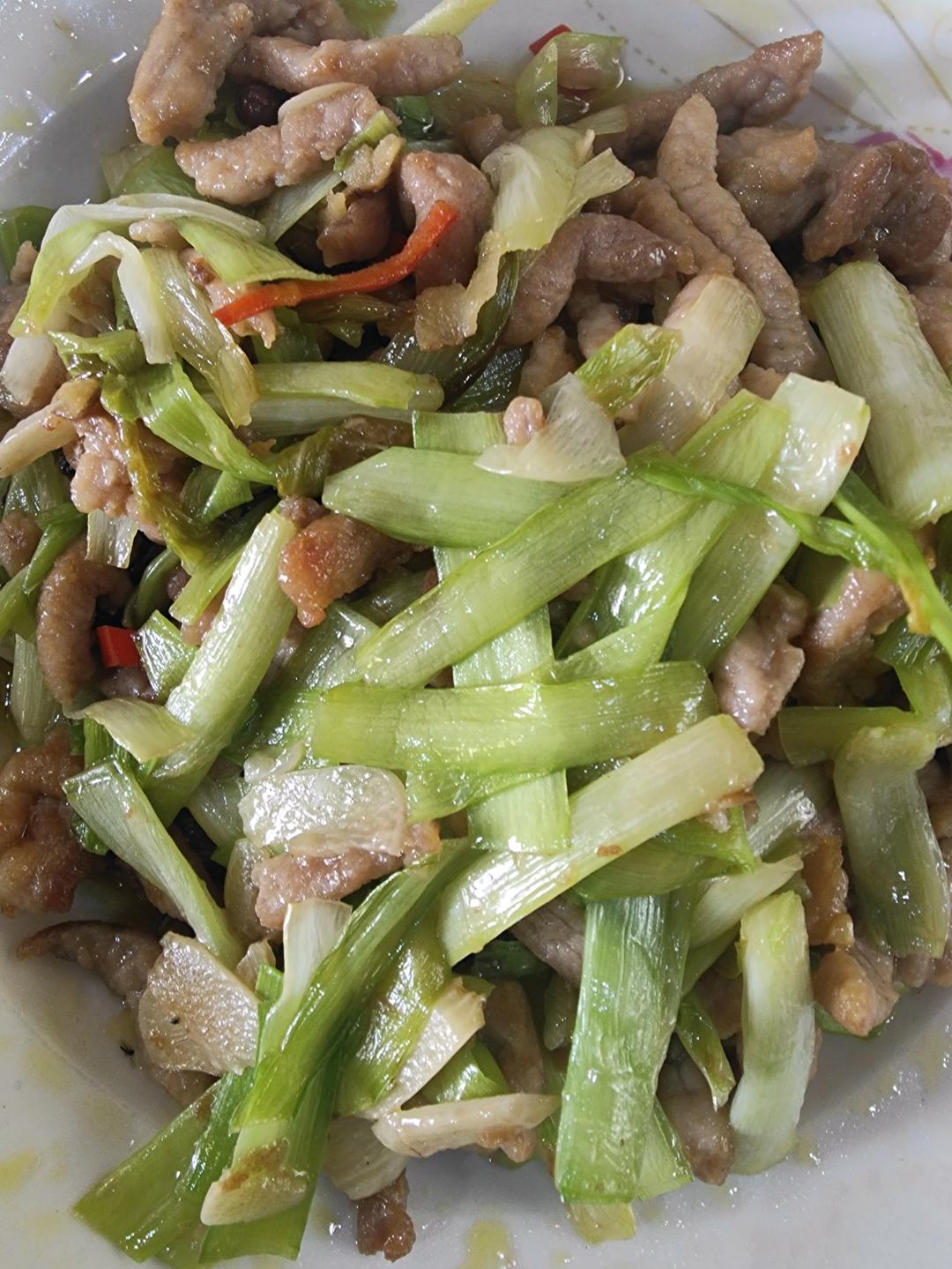 最好吃的韭黄炒肉