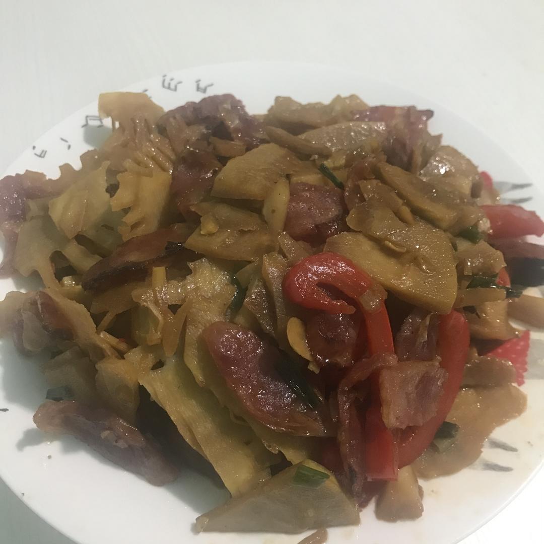 ㊙️腊味‼️家常菜‼️冬笋炒腊肉