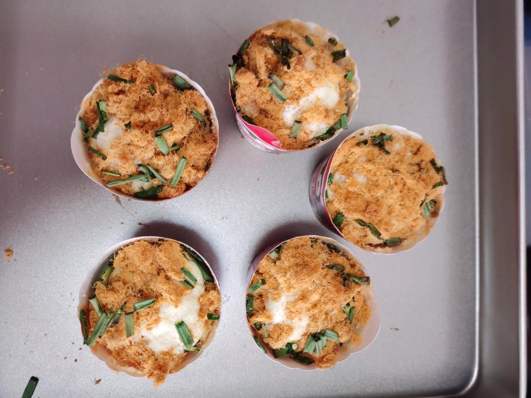 香葱肉松小蛋糕