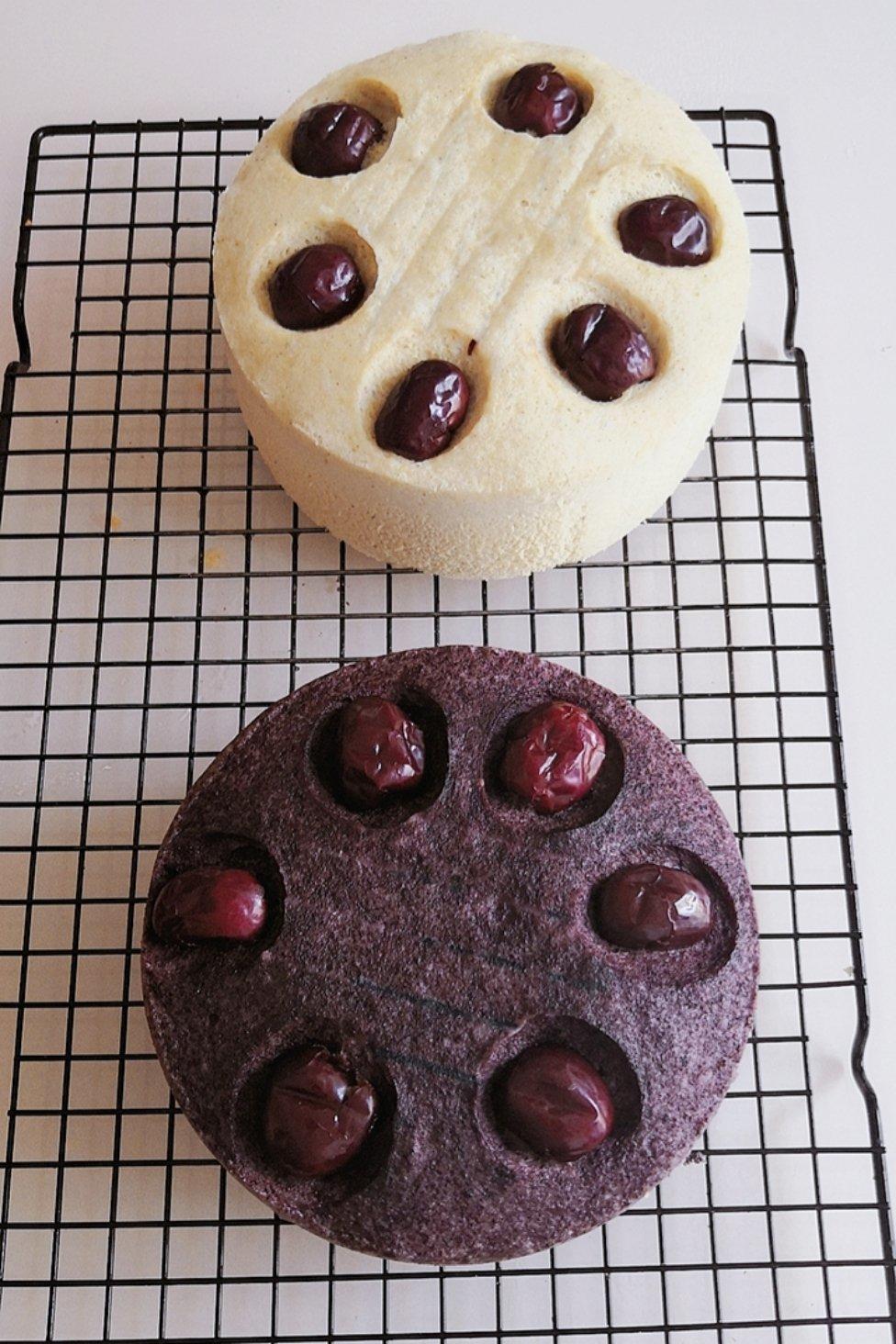 吃不厌的黑米糕（低糖少油）附小米糕做法