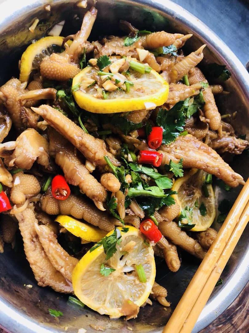 抖音网红百香果柠檬凤爪