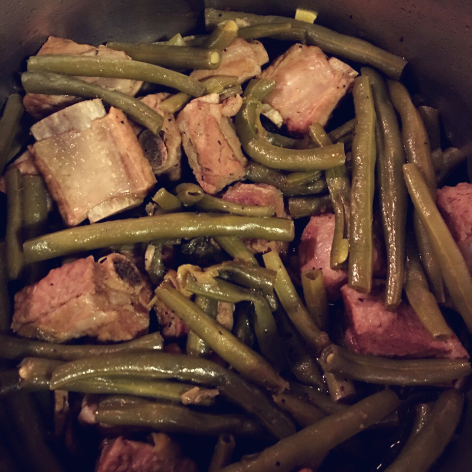 排骨炖豆角
