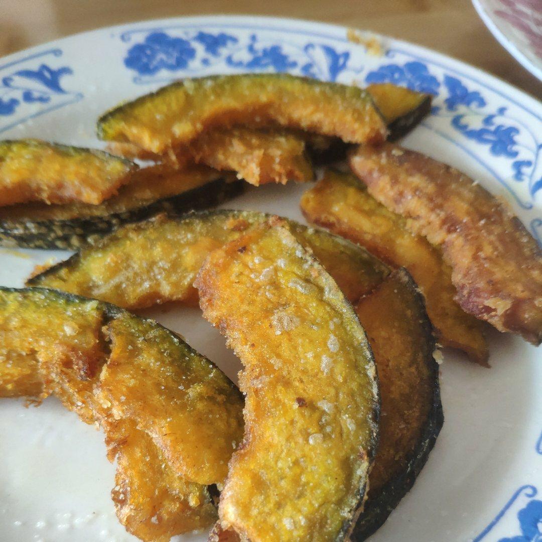 炸薯条，炸南瓜