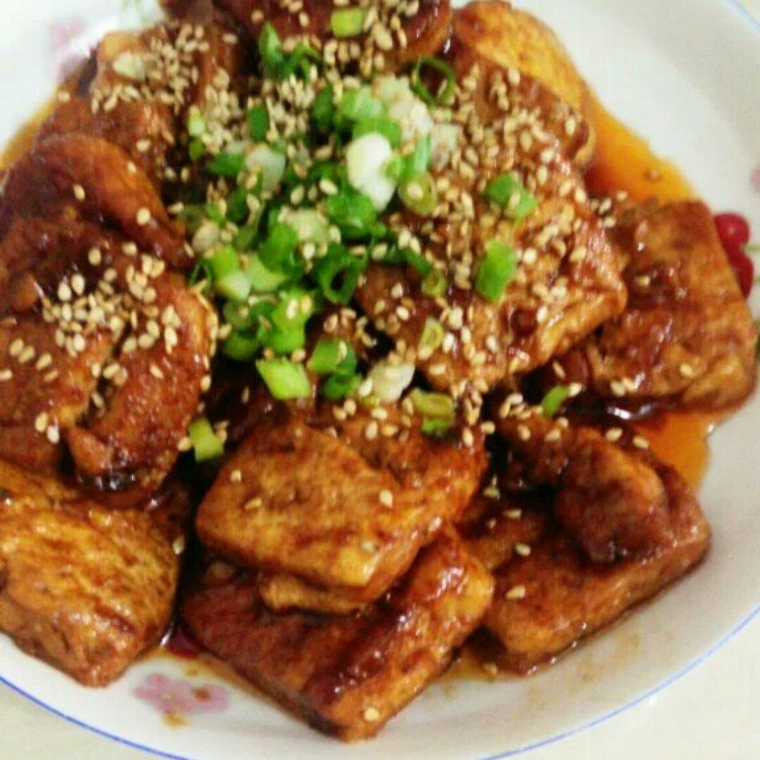 蚝油煎豆腐