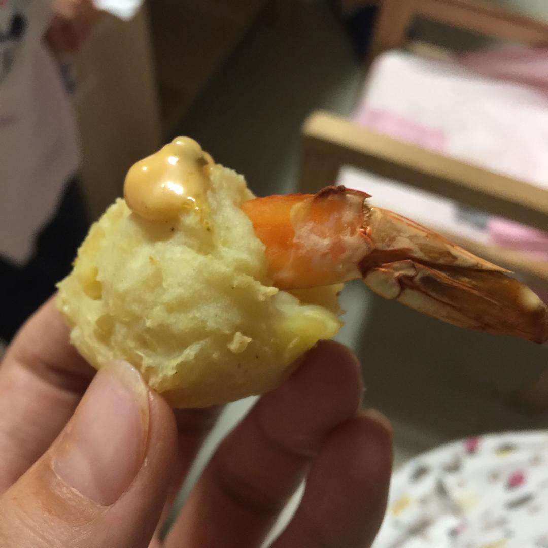 土豆芝士虾球（烤箱版）