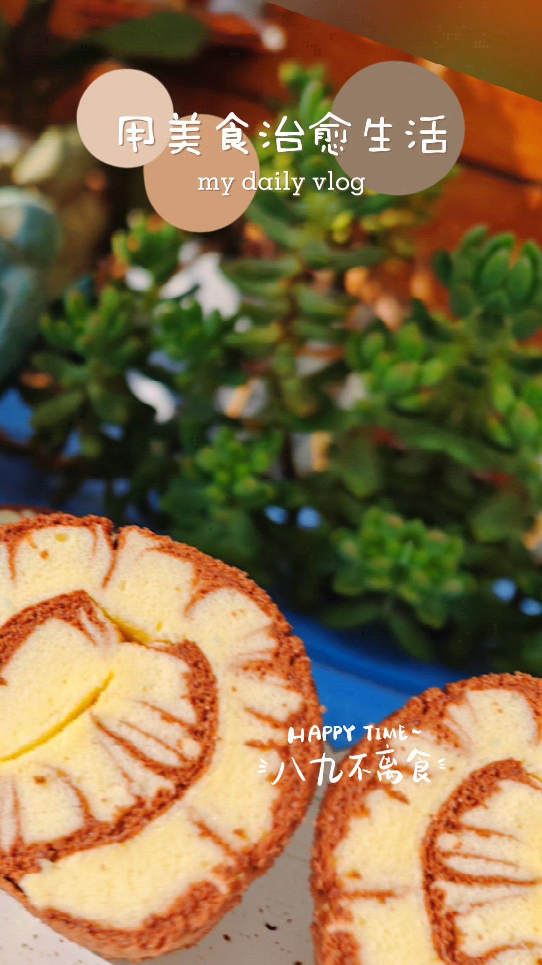 可可旋风蛋糕卷