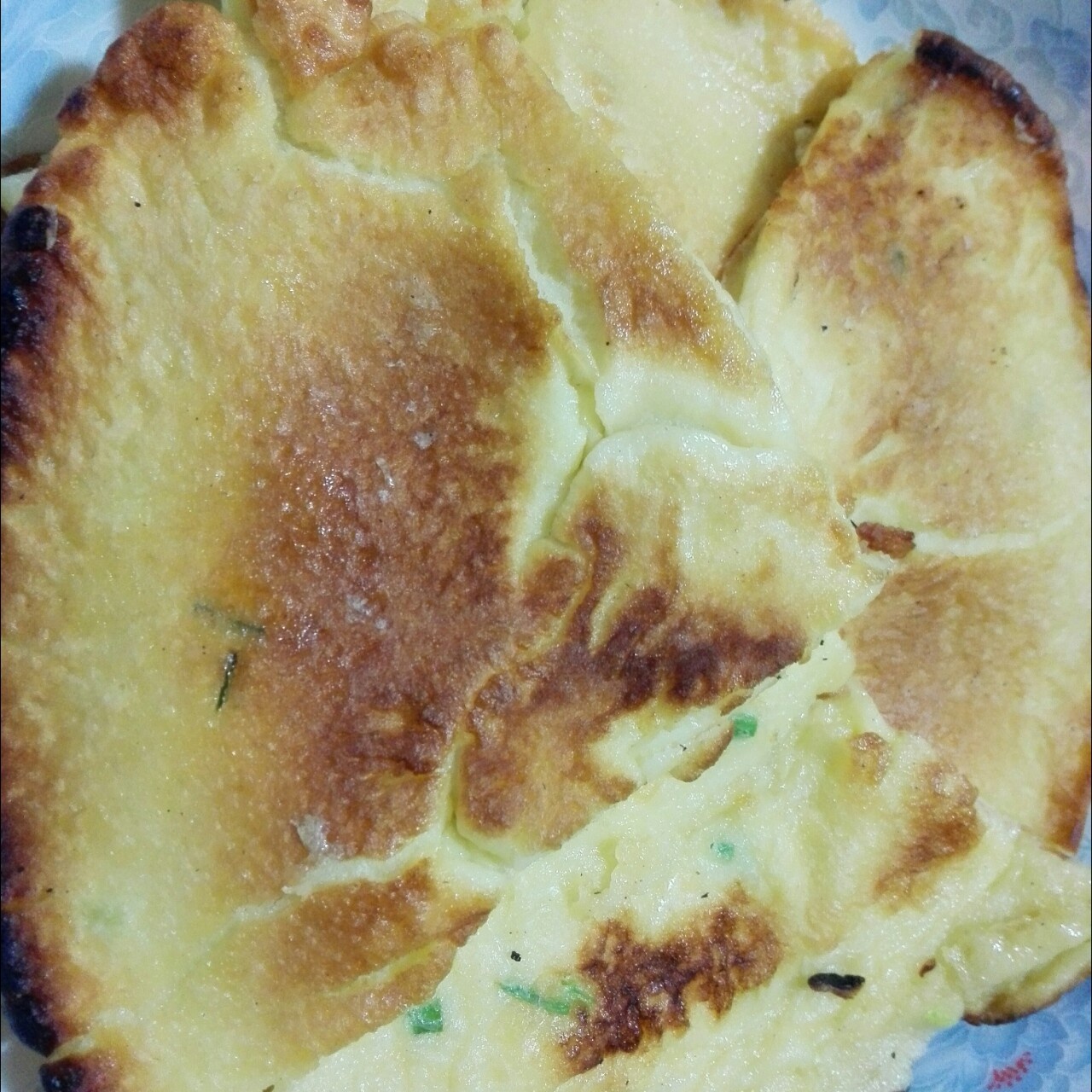 香葱鸡蛋饼