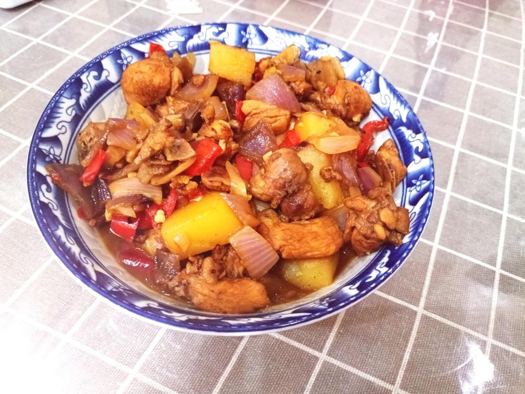 新疆特色大盘鸡（附加皮带面做法）