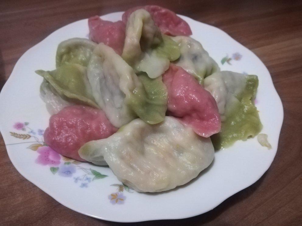 彩色水饺
