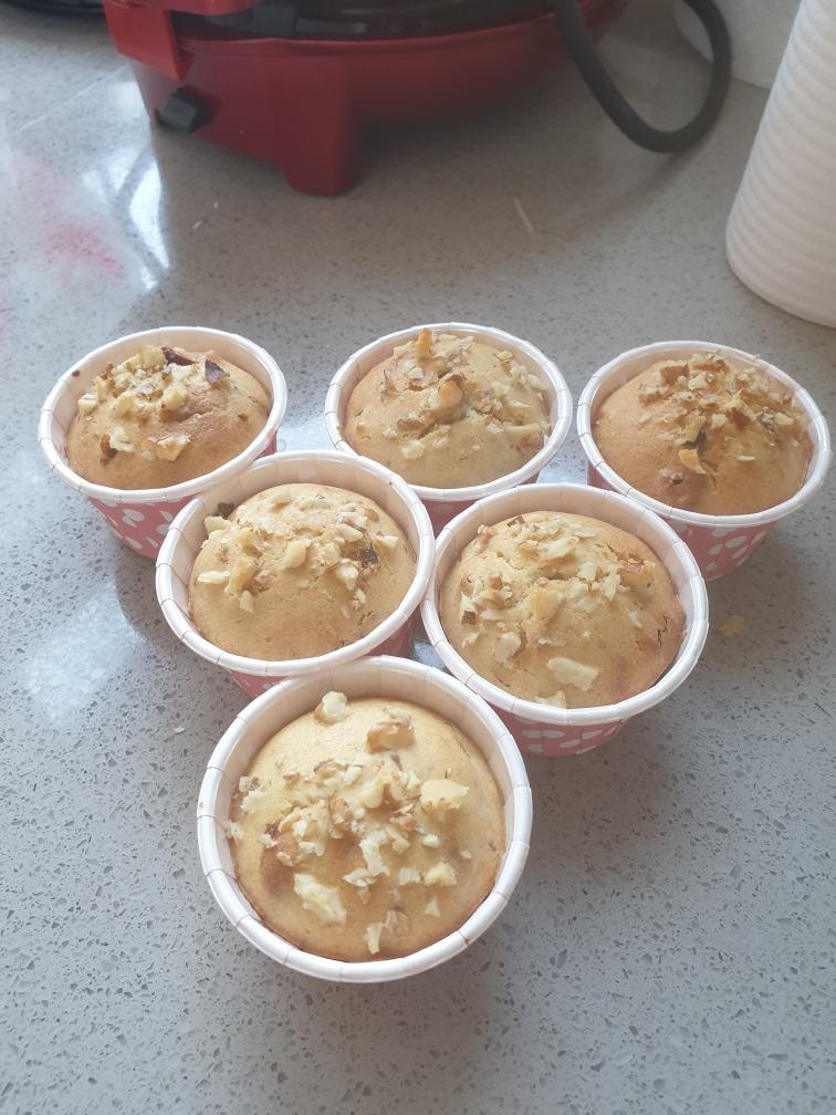 香蕉马芬 香蕉麦芬蛋糕 蔓越莓 干果蛋糕 纸杯蛋糕的做法