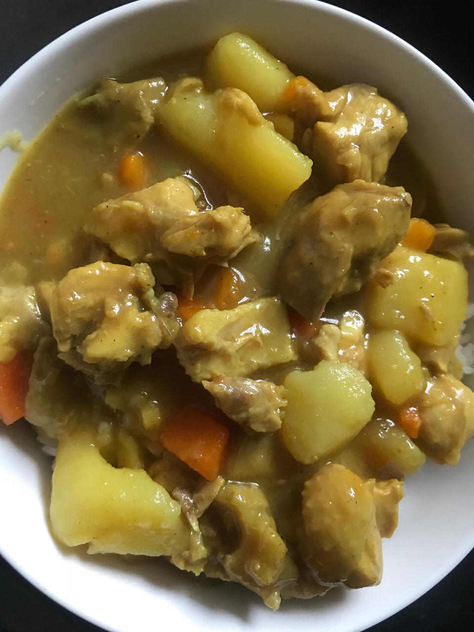 超好吃的泰式咖喱土豆饭