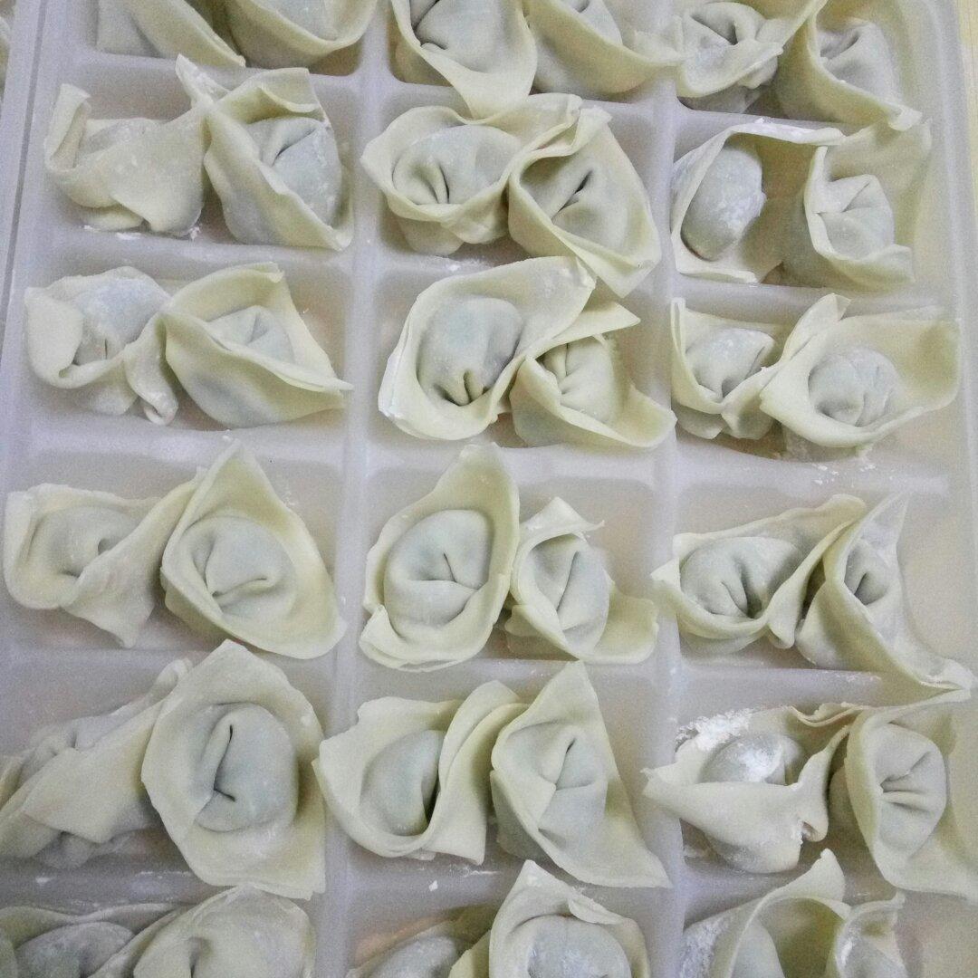 元宝馄饨的包法