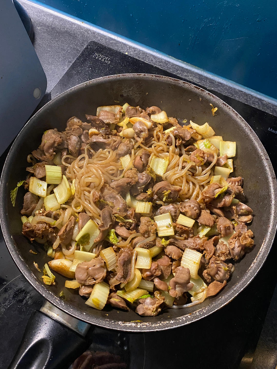 爆炒鸡胗