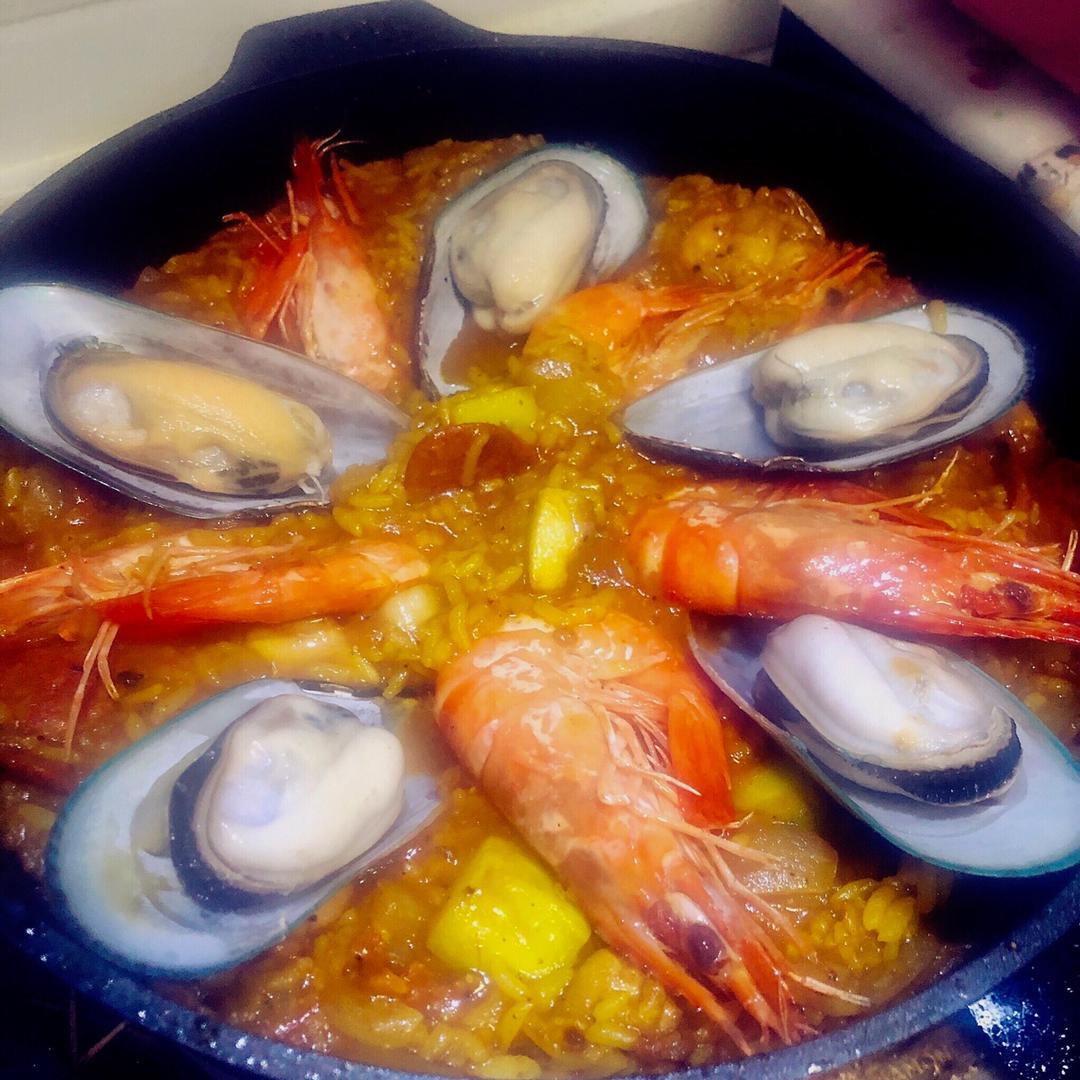 正宗paella 西班牙海鲜饭