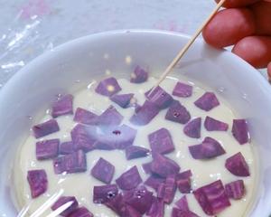 宝宝辅食:紫薯山药糕的做法 步骤7