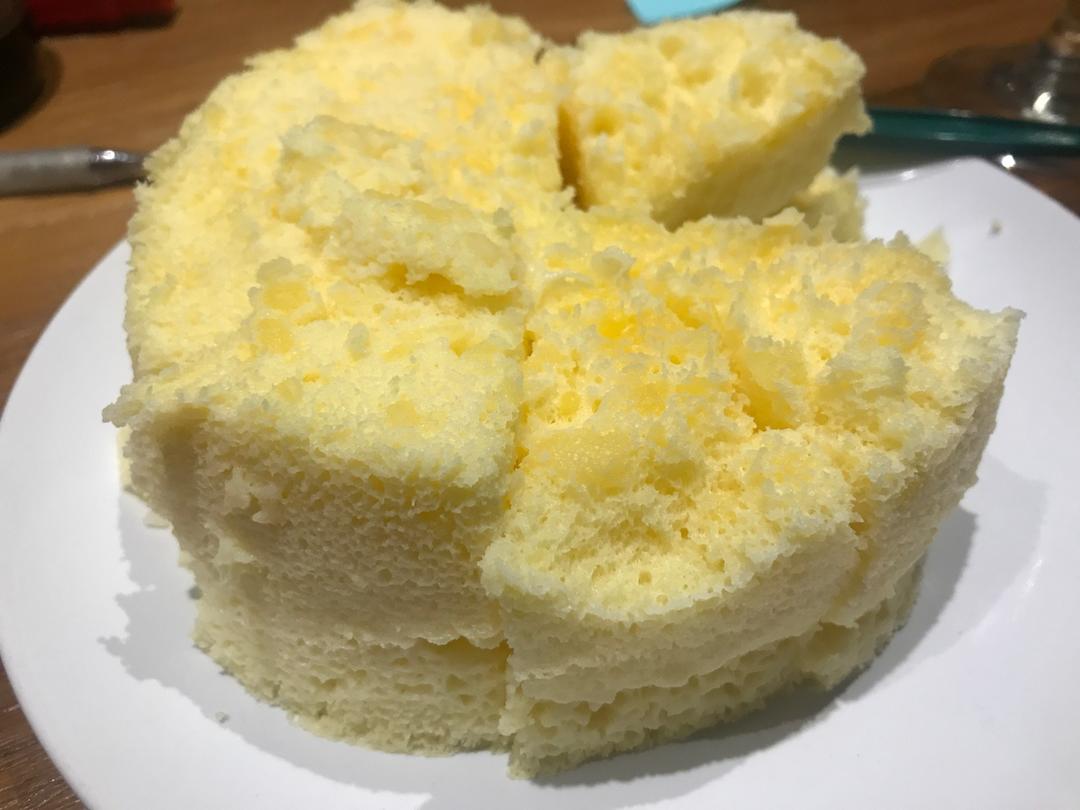 微波炉戚风蛋糕