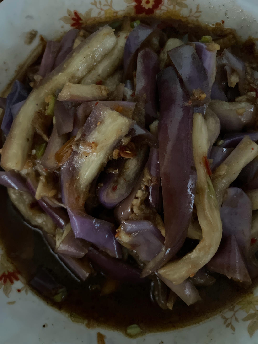 蒜泥茄子（蒸）