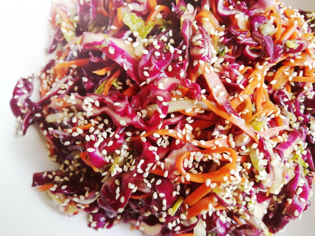 凉拌紫甘蓝、抗氧化、抗衰老！营养低脂！