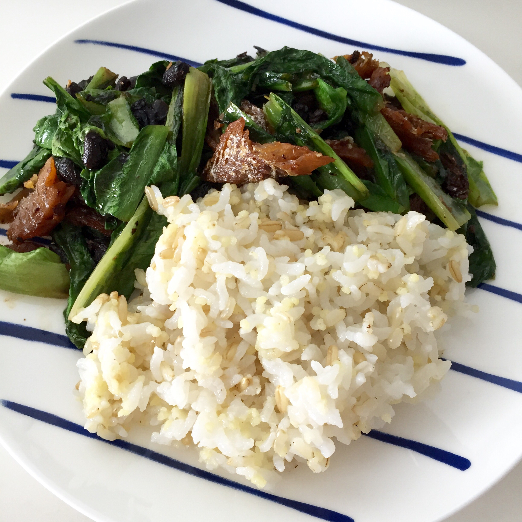 豆豉鲮鱼油麦菜