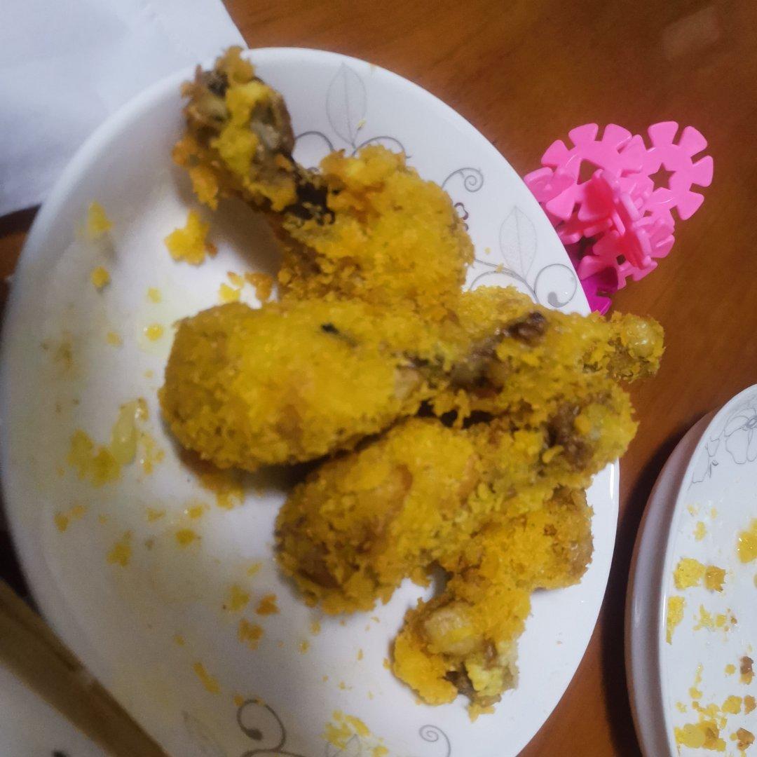 面包糠炸鸡腿（可以和肯德基相媲美的炸鸡腿）