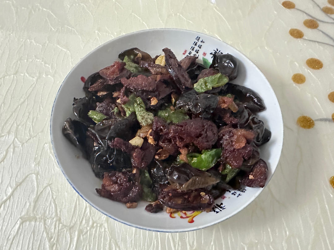 香肠黑木耳