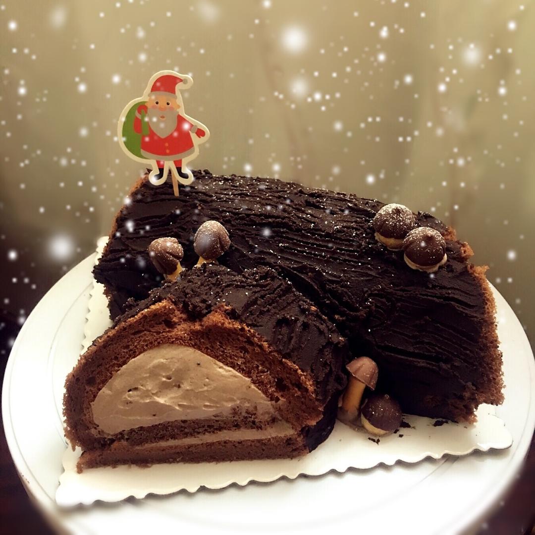 圣诞木材蛋糕 Bûche de Noël——北鼎烤箱食谱
