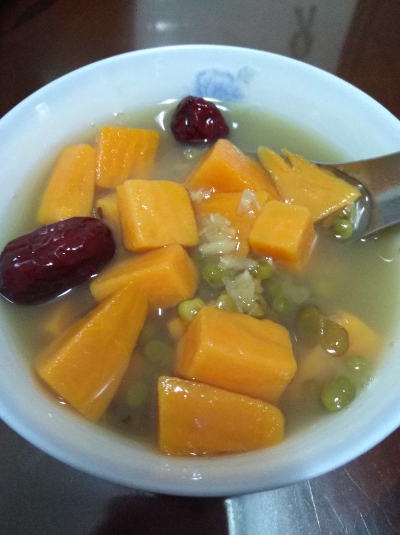 地瓜绿豆汤