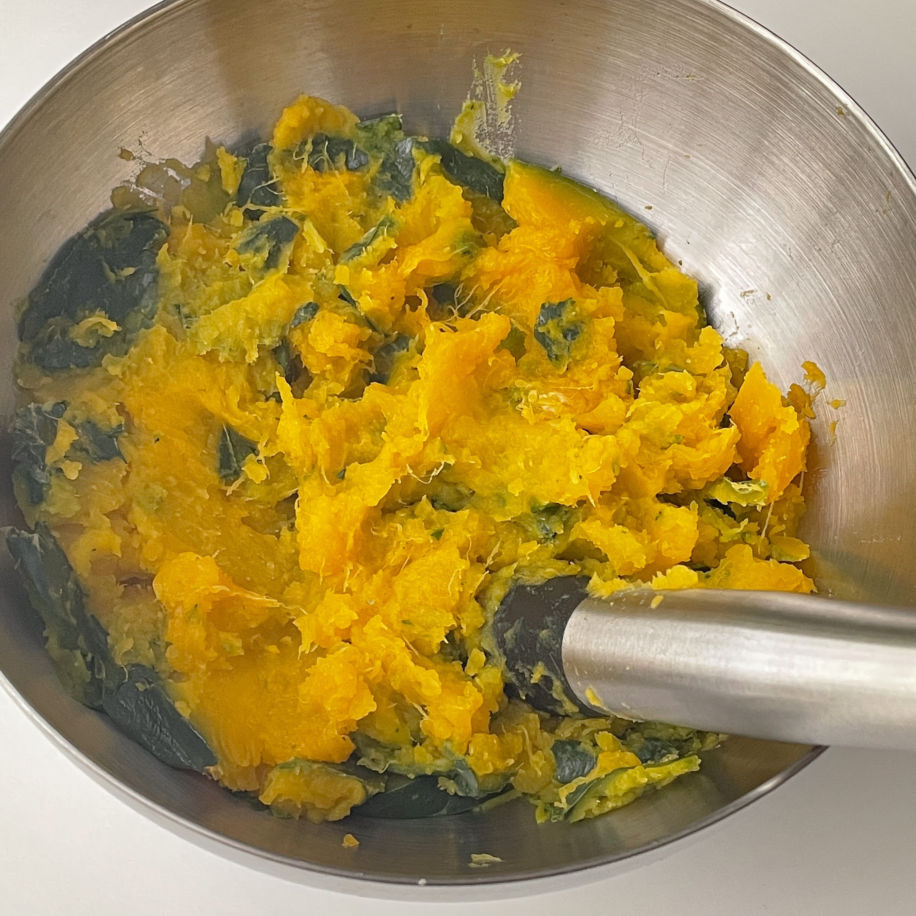 秋冬暖胃热轻食🎃贝贝南瓜鸡蛋温沙拉的做法 步骤6
