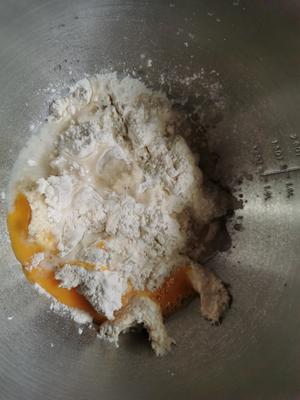 网红奶昔面包-超柔软中种法的做法 步骤6