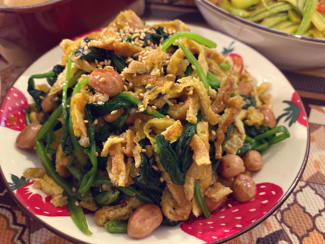 健康低脂凉拌菜—菠菜可以这样吃