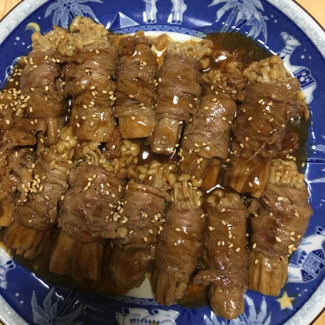 肥牛金针菇卷