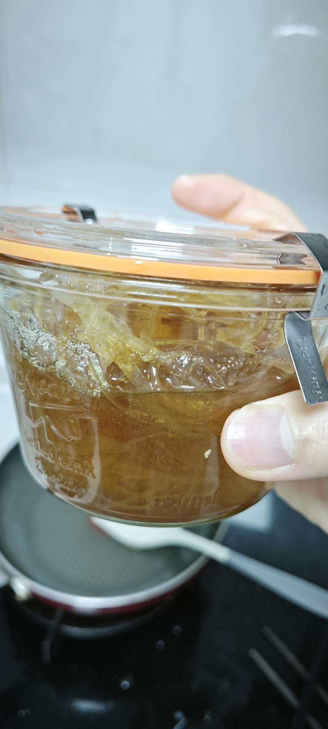 纯手工～一次成功的✅         🐝蜂蜜柚子酱