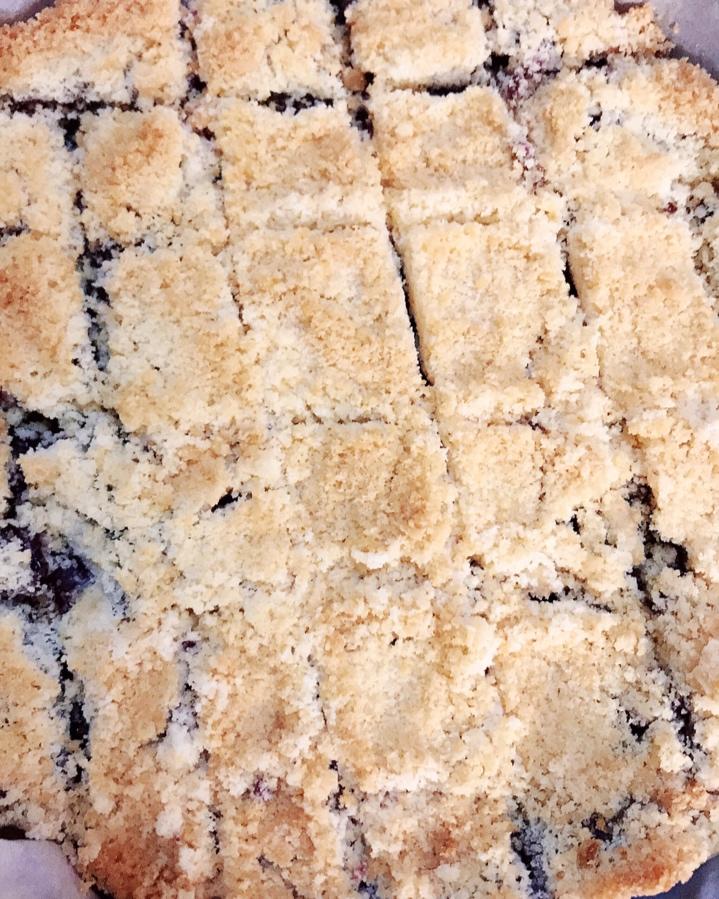 蓝莓酥粒小方块Blueberry Crumber Bars