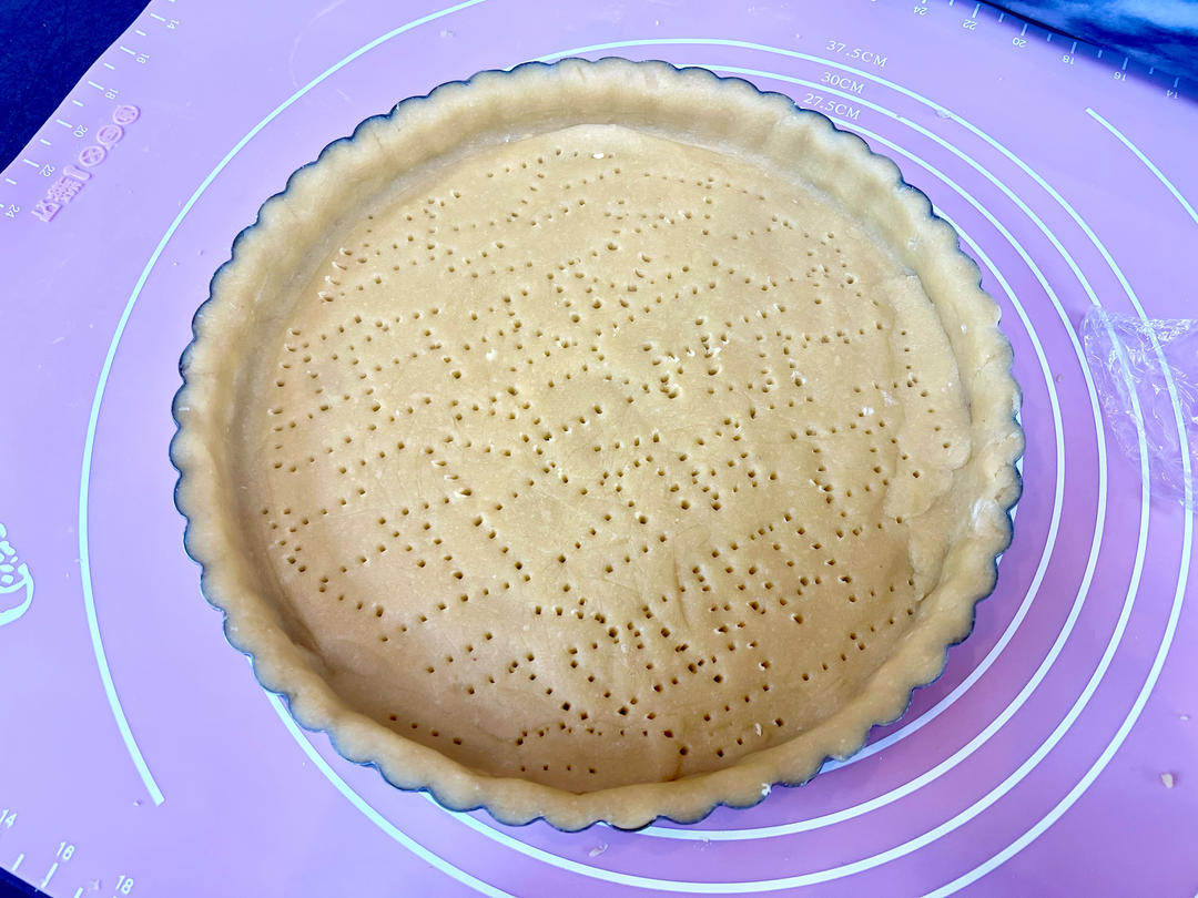 Pear Frangipane Tart 香梨杏仁派的做法 步骤1