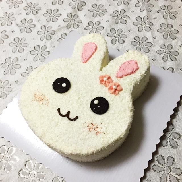 椰蓉小兔子奶油蛋糕的做法