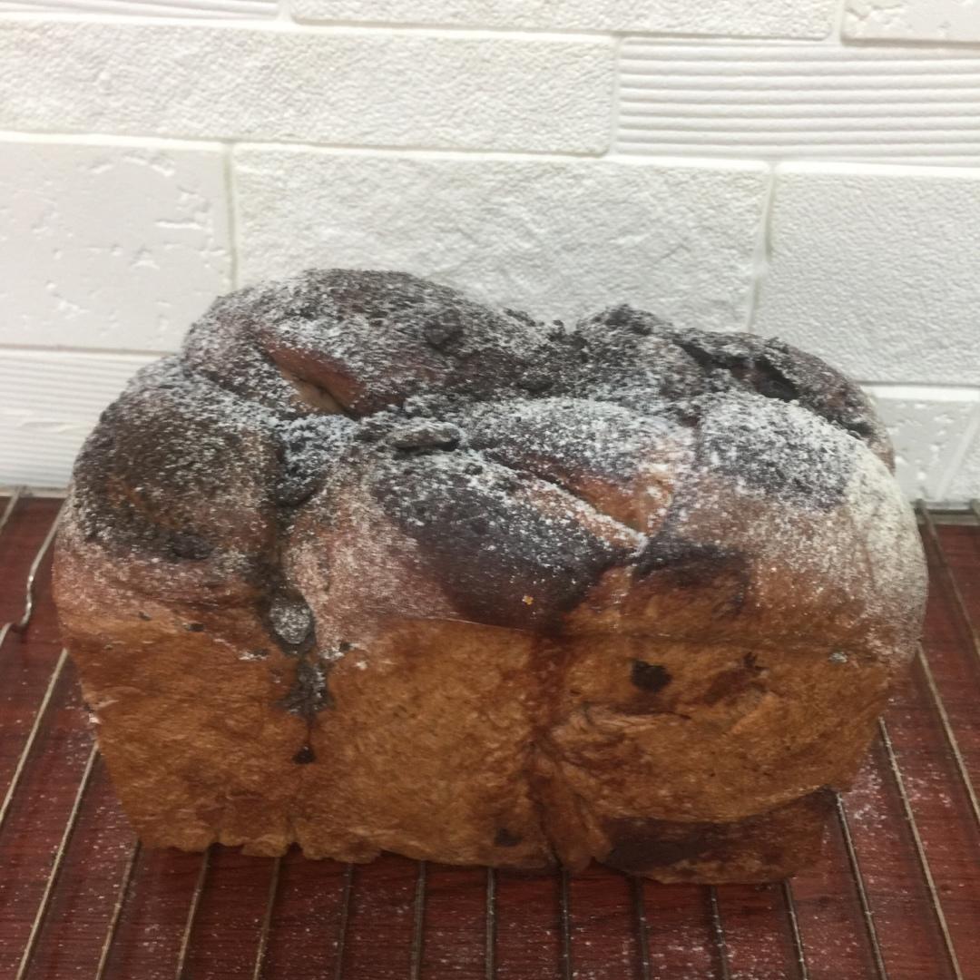 雪山巧克力吐司（巧克力奥利奥吐司面包）