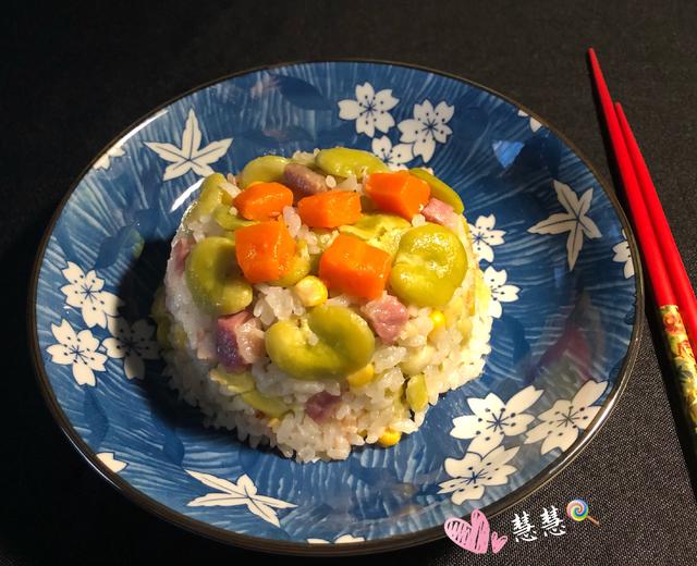 时令蚕豆菜饭