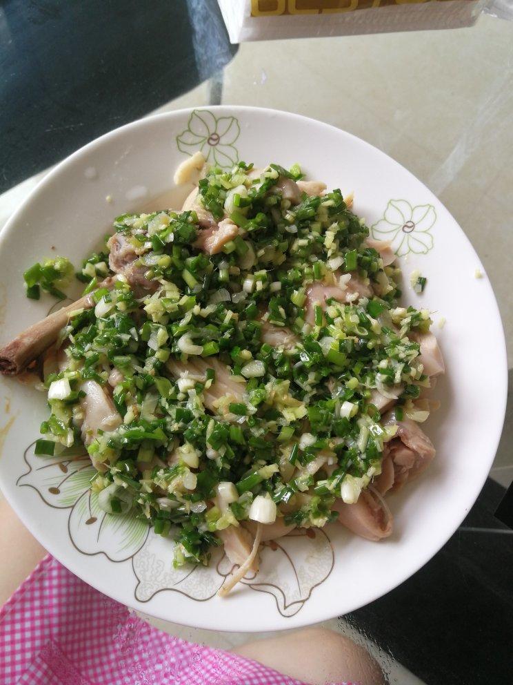 葱油鸡腿
