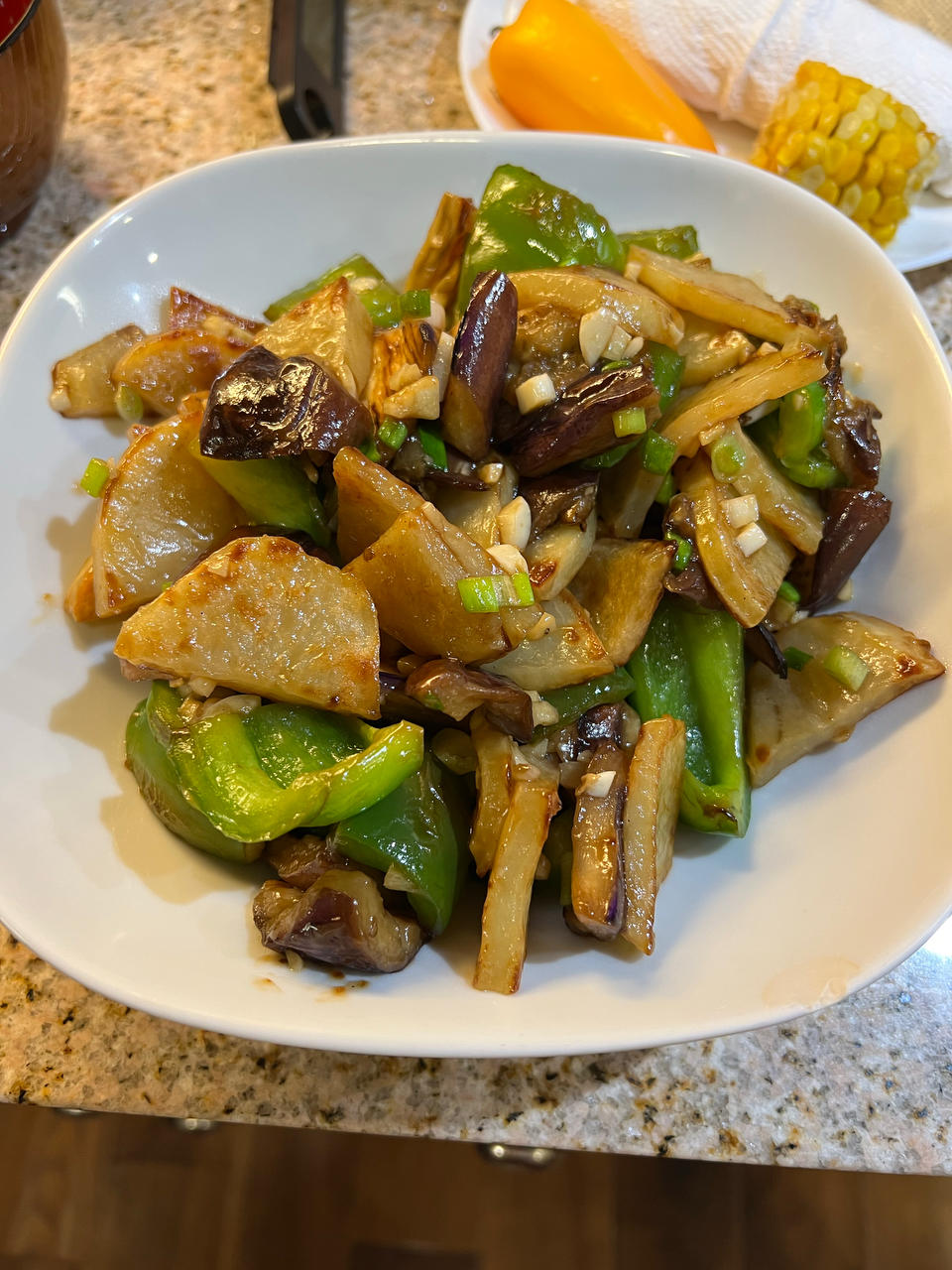 极简少油地三鲜